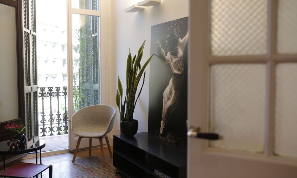 Comedor con un cuadro balmes Comedor con un cuadro balmes